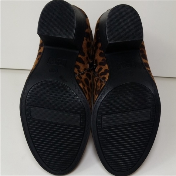 Time and Tru Ankle Strap Animal Print Booties - Picture 7 of 7